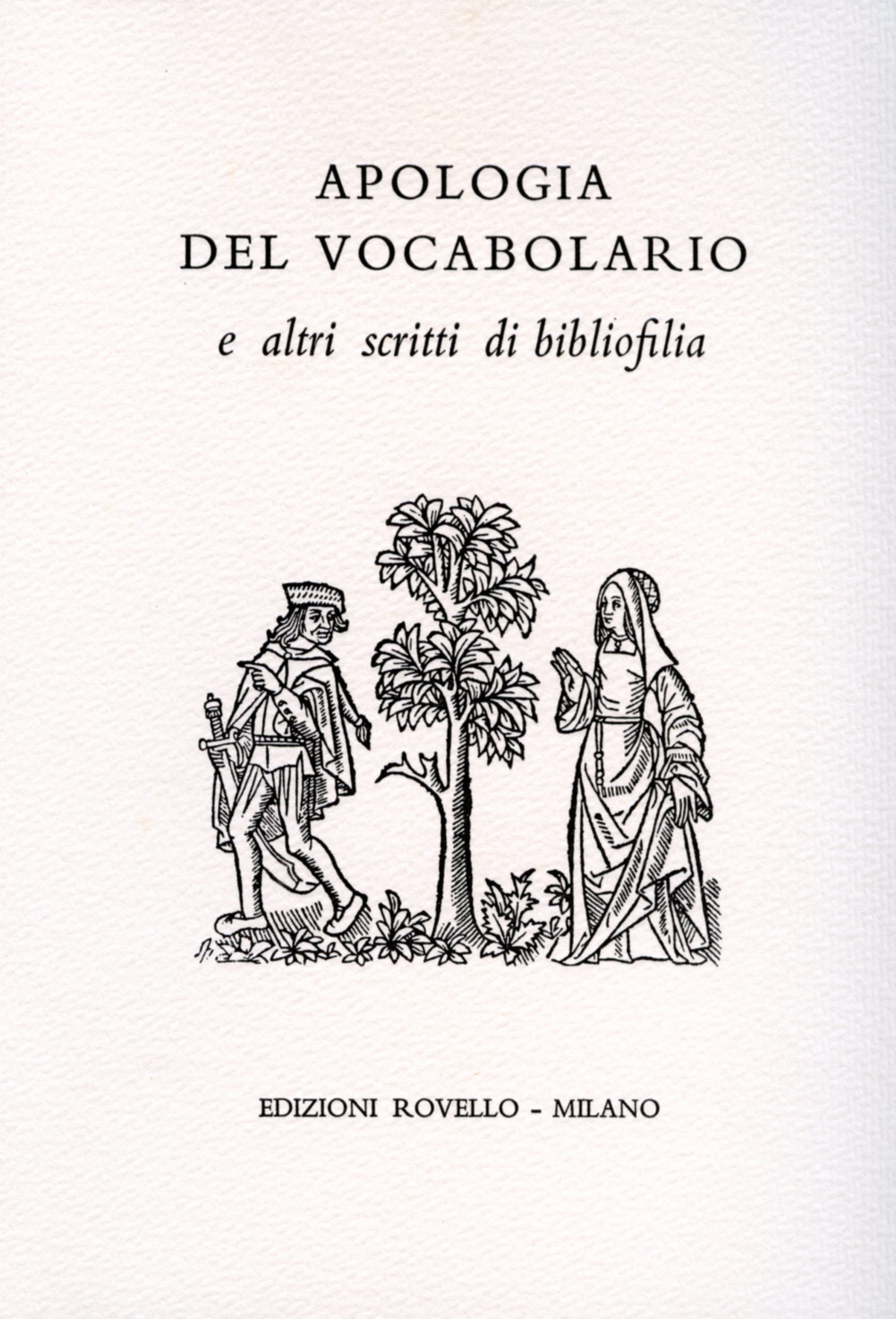 9. Apologia del vocabolario (1998)