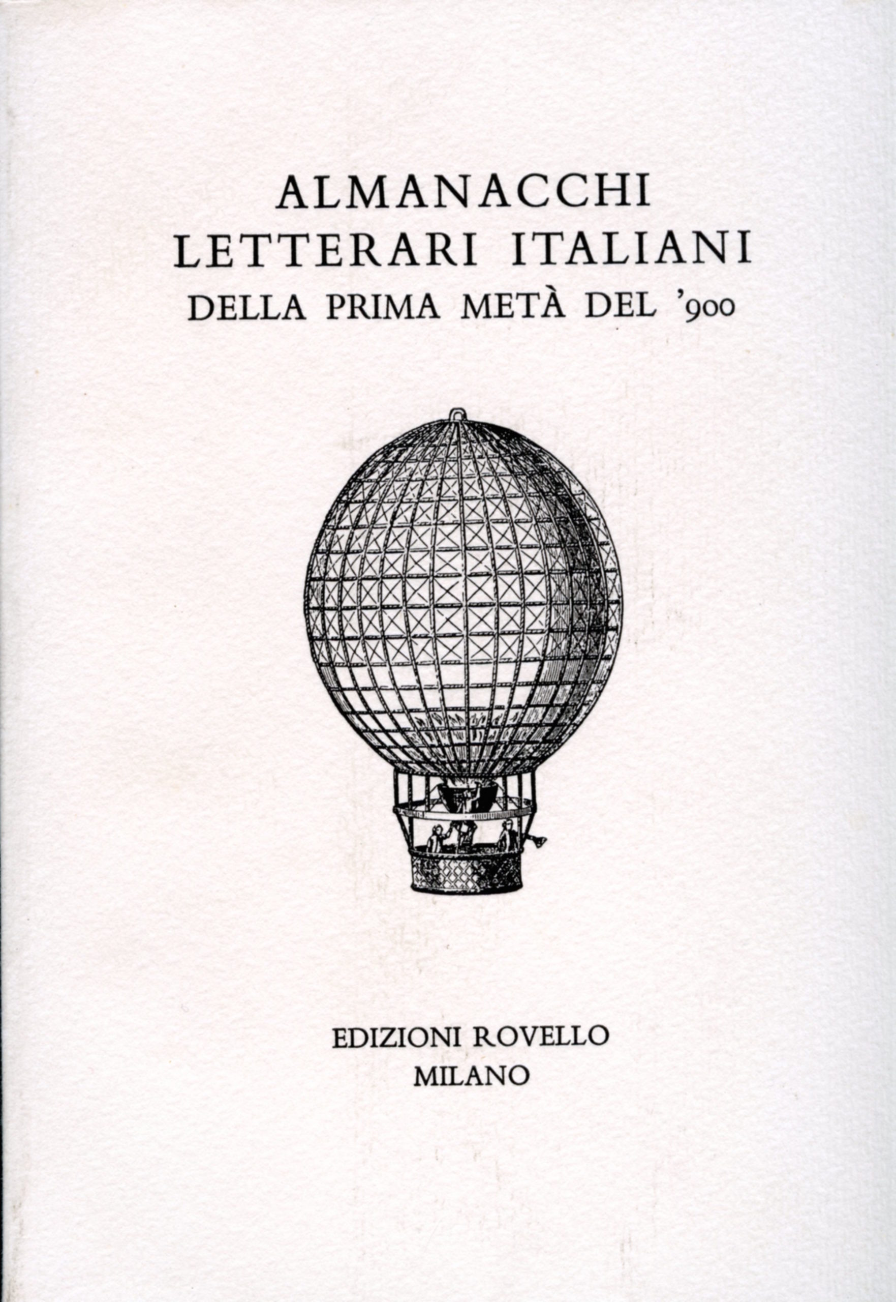 7. Almanacchi letterari novecento (1996)