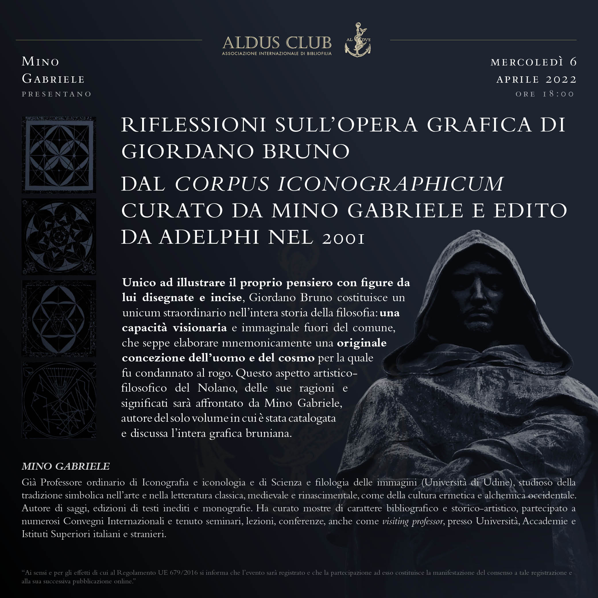 Riflessioni sull’opera grafica di Giordano Bruno