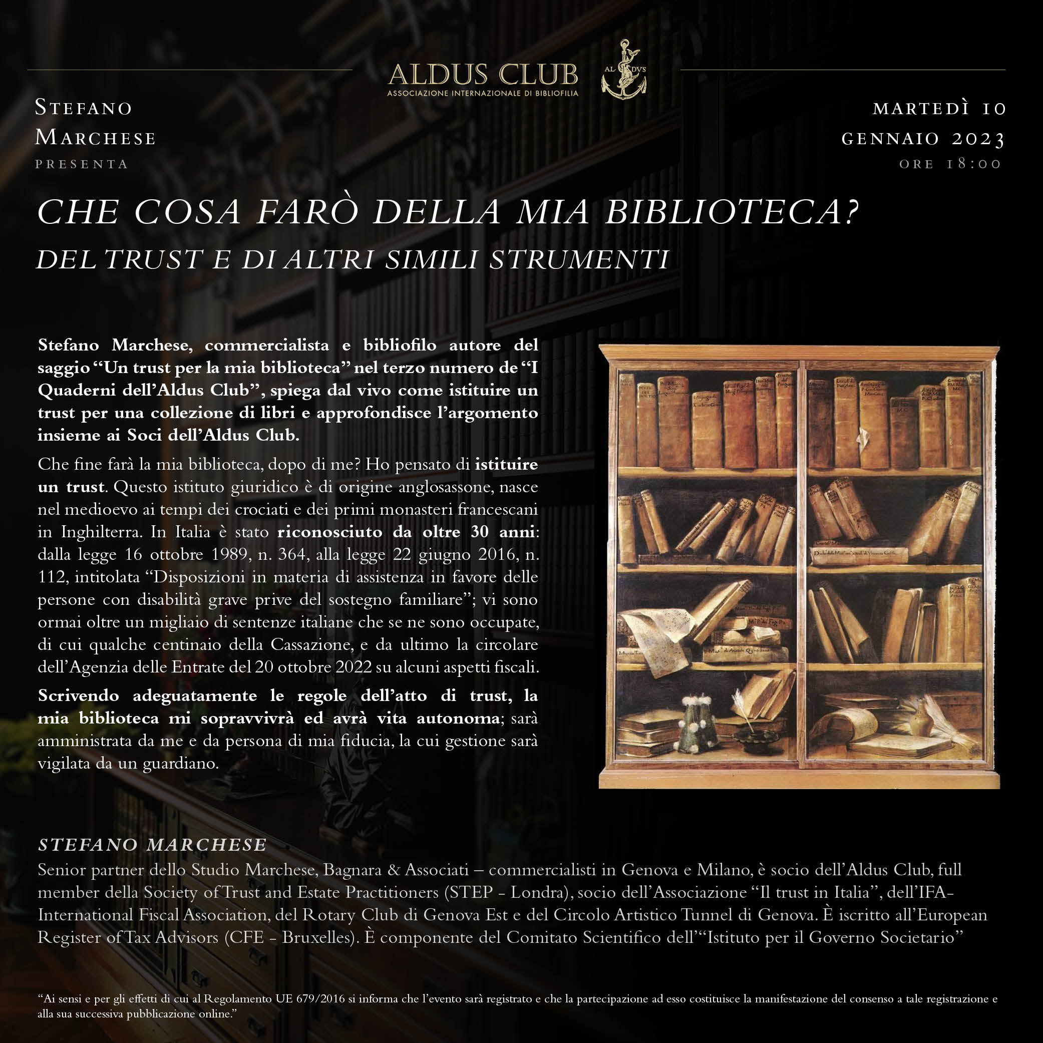 Che cosa farò della mia Biblioteca? Del trust e di altri simili strumenti