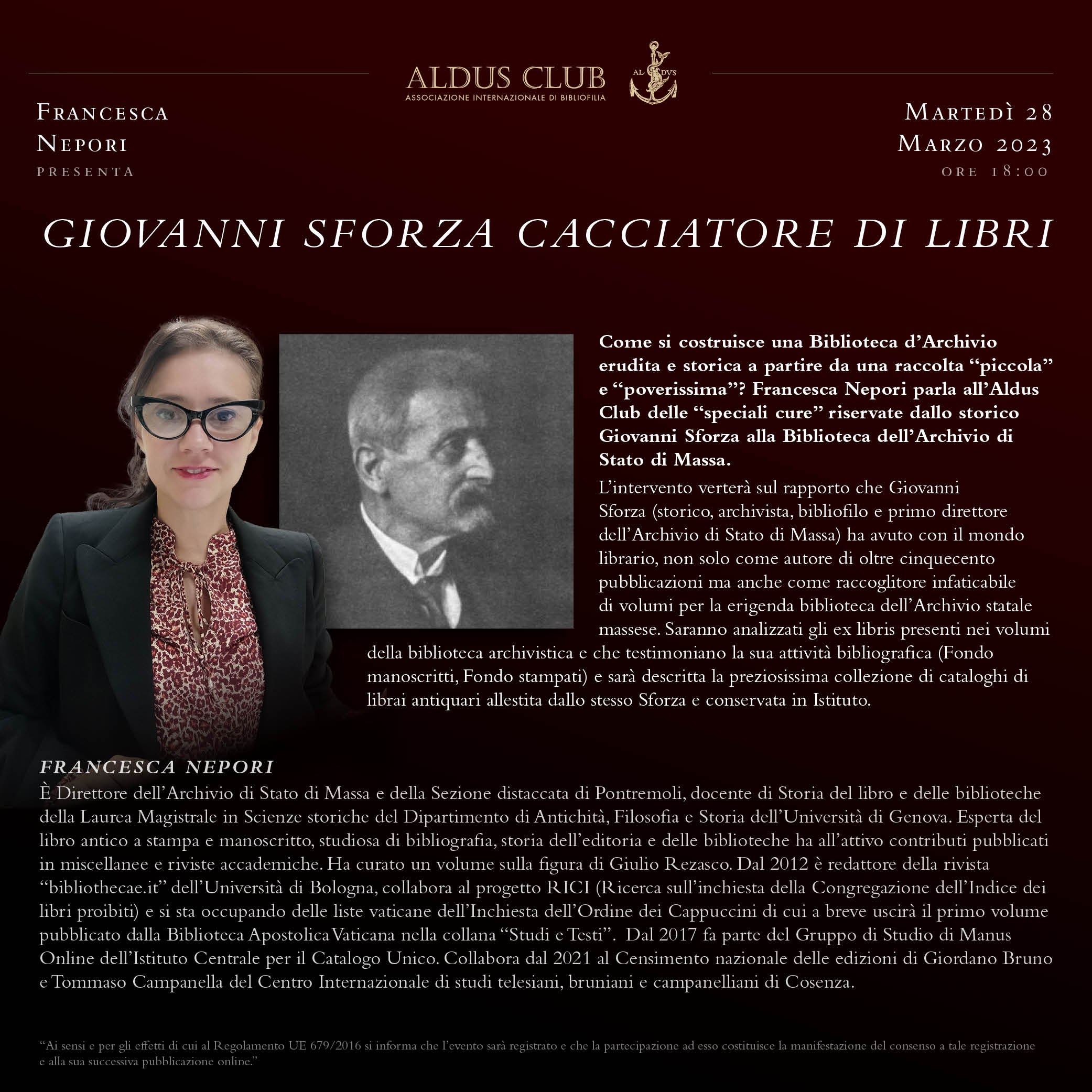 Giovanni Sforza cacciatore di libri